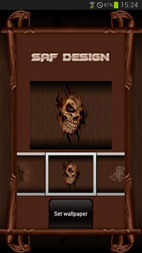 Wood Skull GO launcher EX screenshot 8
