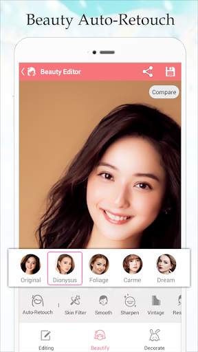 Facy Camera - Beauty Makeover screenshot 9