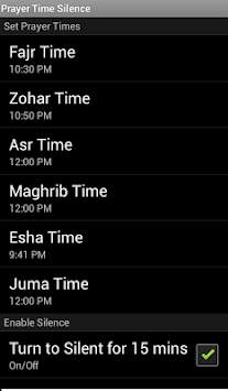 Prayer Time Auto Silence screenshot 3