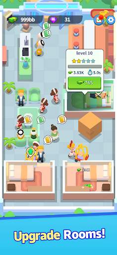 My Mini Hotel: Idle Game स्क्रीनशॉट 2