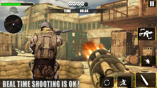World War Gunner Simulation: WW2 Gun Games 2020 screenshot 4