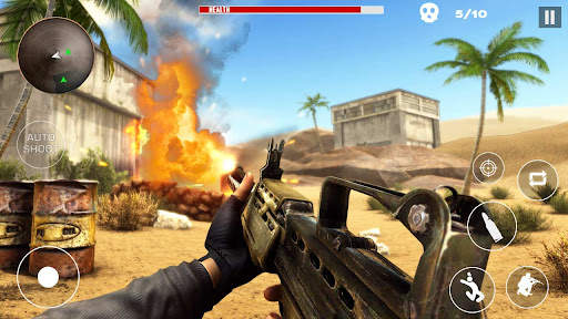Gunner simulator 2021-Offline Shooting- Gun Games screenshot 1