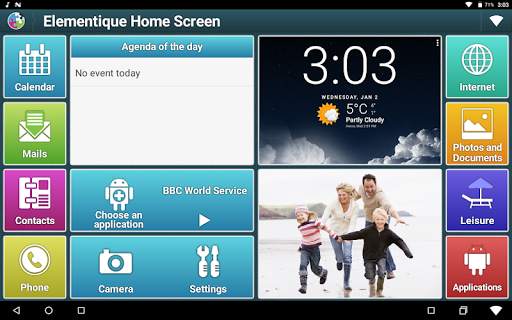 Elementique Senior - Launcher screenshot 9