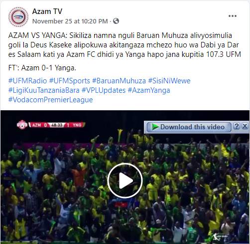 AZAM TV LIVE SPORTS NEWS::AZAMTV UPDATES LIVE screenshot 4