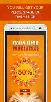 Daily Luck Percentage Calculator screenshot 5