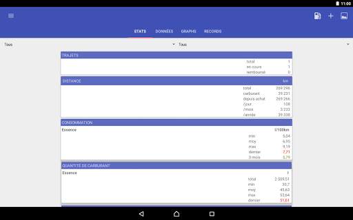 Mes voitures - Carburant,coûts screenshot 16
