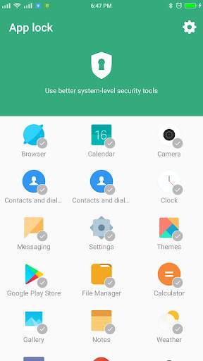 App lock - System level security tools screenshot 1
