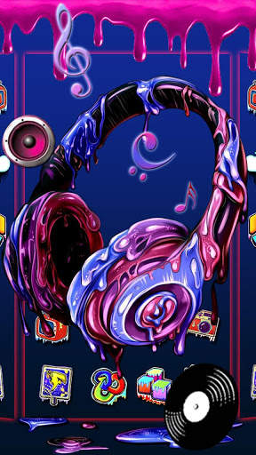 Graffiti Headphone Themes Live Wallpapers screenshot 4