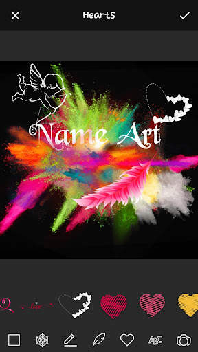 Smoke Effect Art Name & Filter screenshot 4