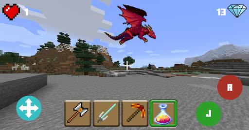 Cubic World Exploration: Craft adventure screenshot 2