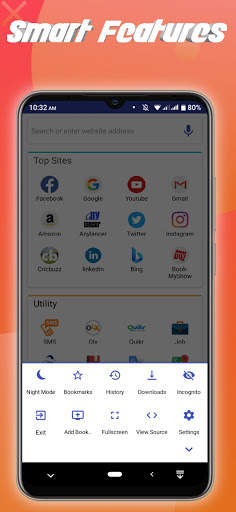 FoxPie Browser - Fast and lite FoxPie Browser screenshot 4