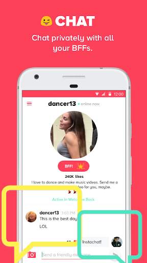 Instachat 3 تصوير الشاشة