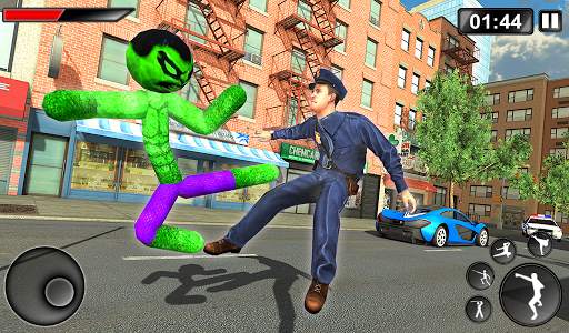 Amazing Green Rope Hero - Grand Vice Town screenshot 6