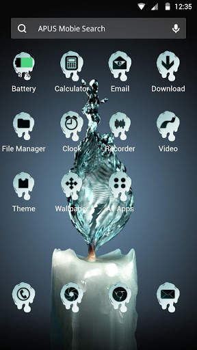 Candle-APUS Launcher theme screenshot 2