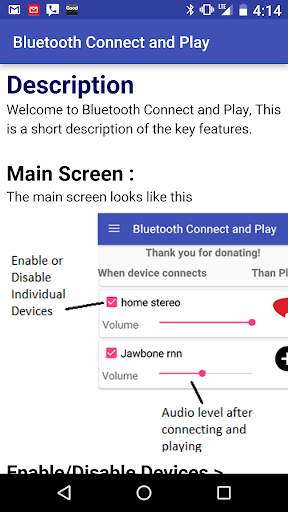 Bluetooth connect & Play screenshot 4