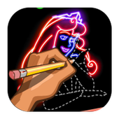 Tutor Drawing The Glow Princess icon