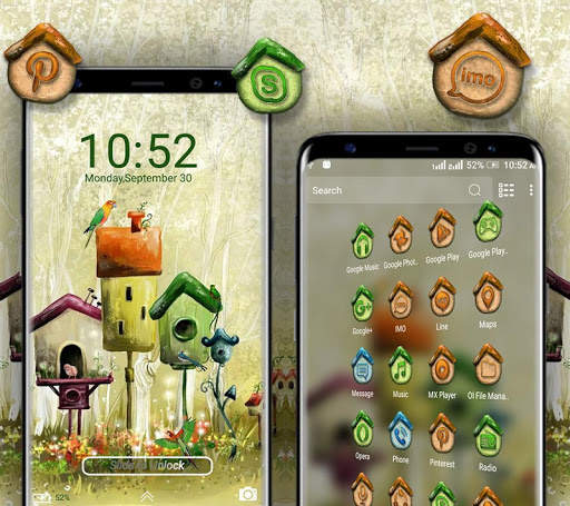 Birdhouse Launcher Theme screenshot 4