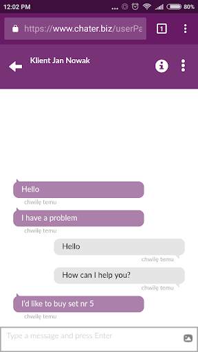 Live chat for website - Chater.biz screenshot 6