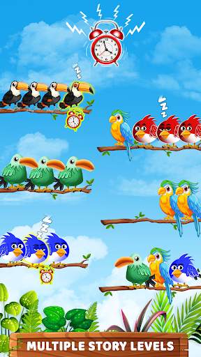 Color Stacky Bird Sort Puzzle screenshot 6