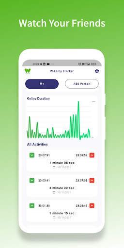 Logwa: online tracker whatsapp screenshot 1