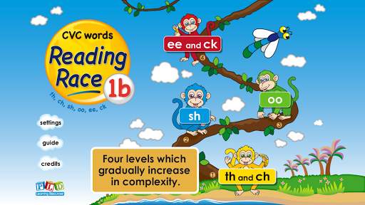 Reading Race 1b: sh, ch words screenshot 1