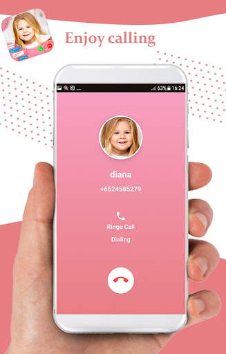 Funny Diana Fake call : chat & call video screenshot 7