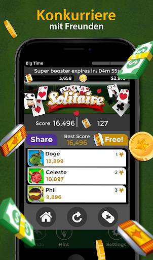 Solitaire - Geld verdienen screenshot 5