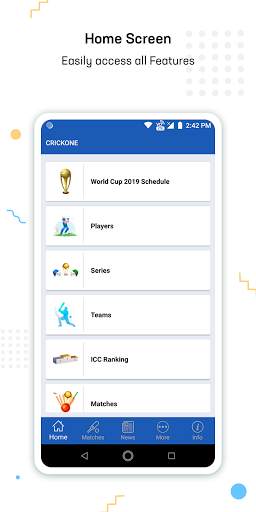 CrickOne - Live Cricket Score, Schedule & News screenshot 2