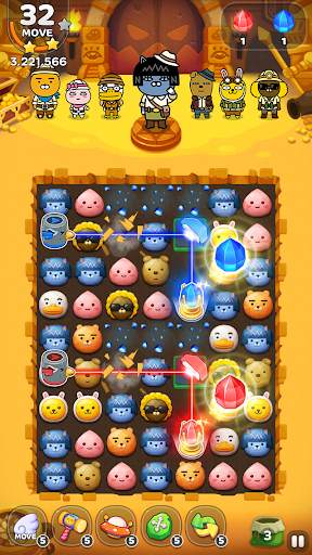 Friends Gem Treasure Squad! : Match 3 Free Puzzle screenshot 10