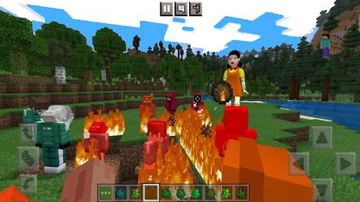 Mod Squid Game for Minecraft PE (  maps & Skins) screenshot 3