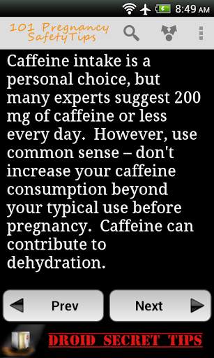 101 Pregnancy Safety Tips Free screenshot 3