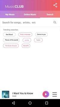 Unlimited Free Music Player - MusicClub screenshot 7