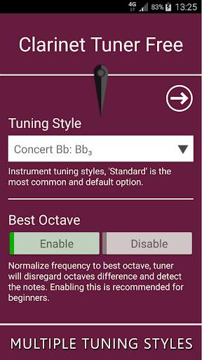 Clarinet Tuner: Fast & Precise screenshot 3