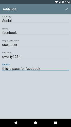 Simple Password Keeper скриншот 2