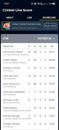 Live Cricket Score - Fantasy Cricket Prediction स्क्रीनशॉट 3