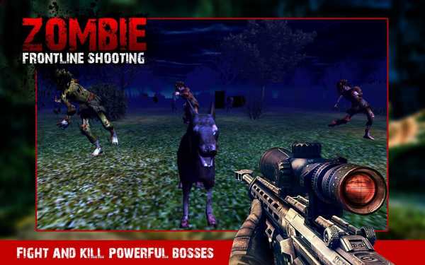 FPS Zombie Frontline Shooting screenshot 2