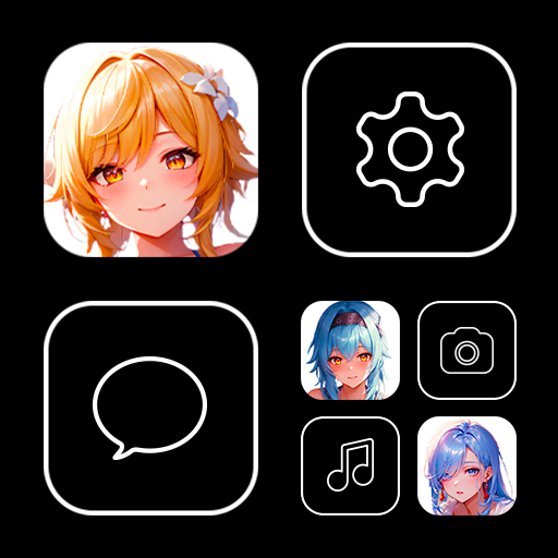 Wow Genshin Girls Theme icon