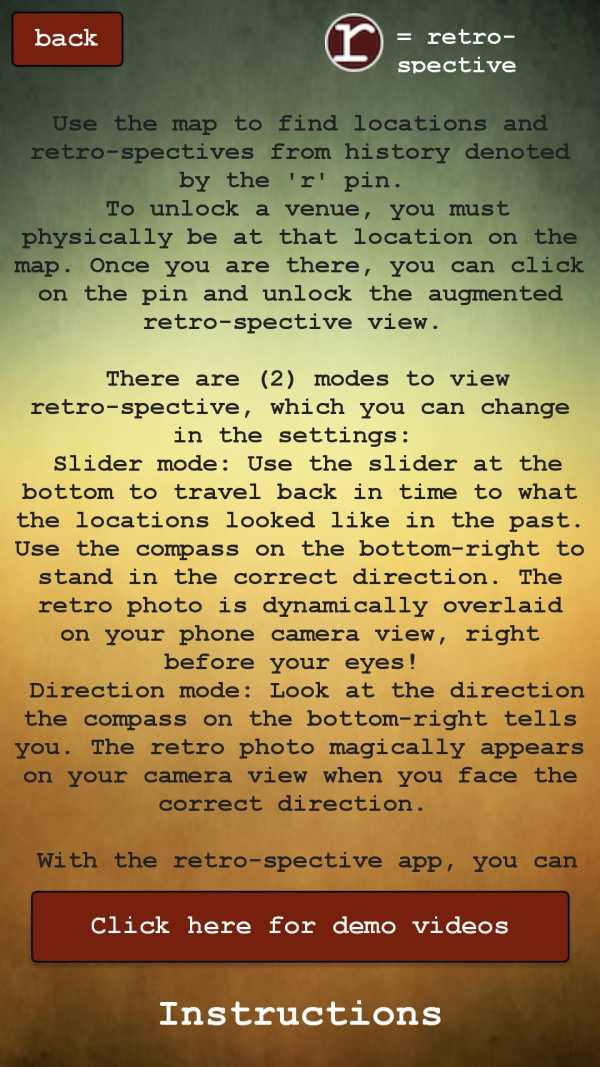 retro-spective screenshot 3