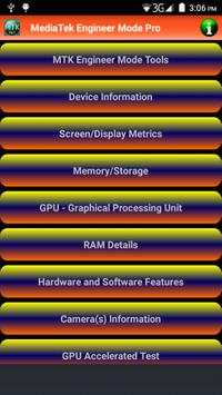 MediaTek Engineer Mode Pro screenshot 1