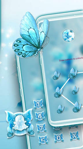 Flower Butterfly Glitter Launcher Theme screenshot 5