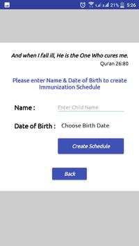 Immunization Schedule screenshot 4