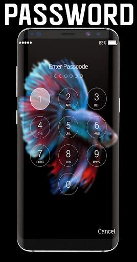 Betta Fish Lock Screen 2 تصوير الشاشة