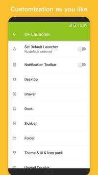 O Plus launcher - 2018 Oreo Launcher, Android™ O 8 screenshot 7