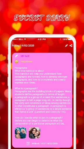 Diary With Lock - Diary with password-Emoji Diary 5 تصوير الشاشة