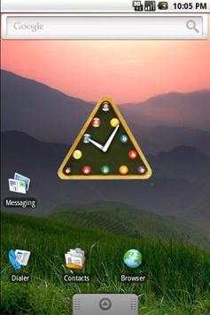 snooker clock widget स्क्रीनशॉट 1