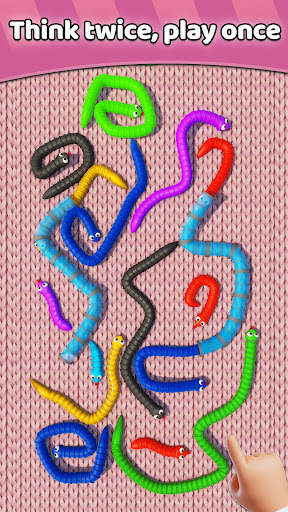 Tangled Snakes Puzzle Game screenshot 2