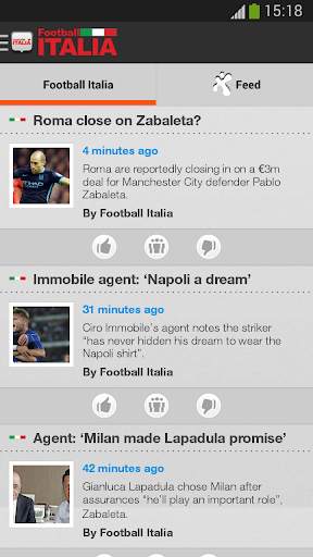 Football Italia screenshot 1