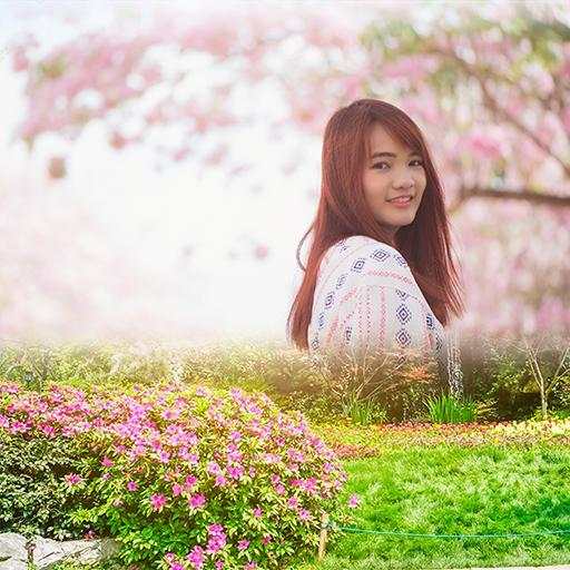 Garden Photo Frames Editor screenshot 1