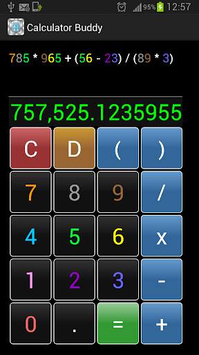 Calculator Buddy скриншот 2