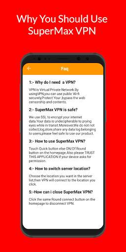 SuperMax VPN: Free, Secure and High-Speed VPN screenshot 6